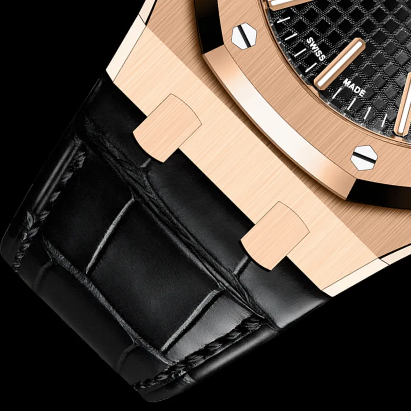 AUDEMARS PIGUET Royal Oak Series Automatic Mechanical Movement Men's Watches Watch 41mm Black Dial-1