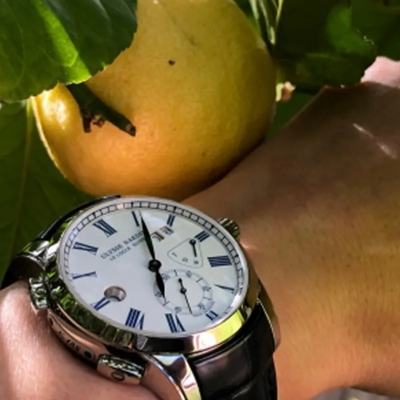 ULYSSE NARDIN Men Gilt Collection Watch-2