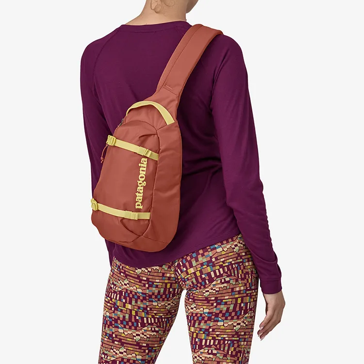 Patagonia Recycled Polyester Shoulder Bag Crossbody Bag Sling Bags Regular Unisex Tree Ring Red-4