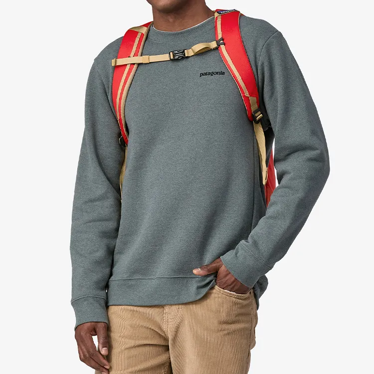 Patagonia Recycled Polyester Backpack Men's Travel Red-5