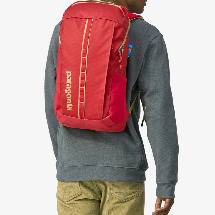 Patagonia Recycled Polyester Backpack Men's Travel Red-6