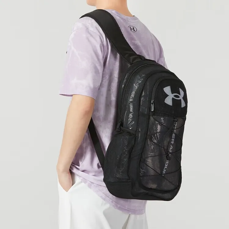 Under Armour Polyester Backpack Regular Unisex Black-3