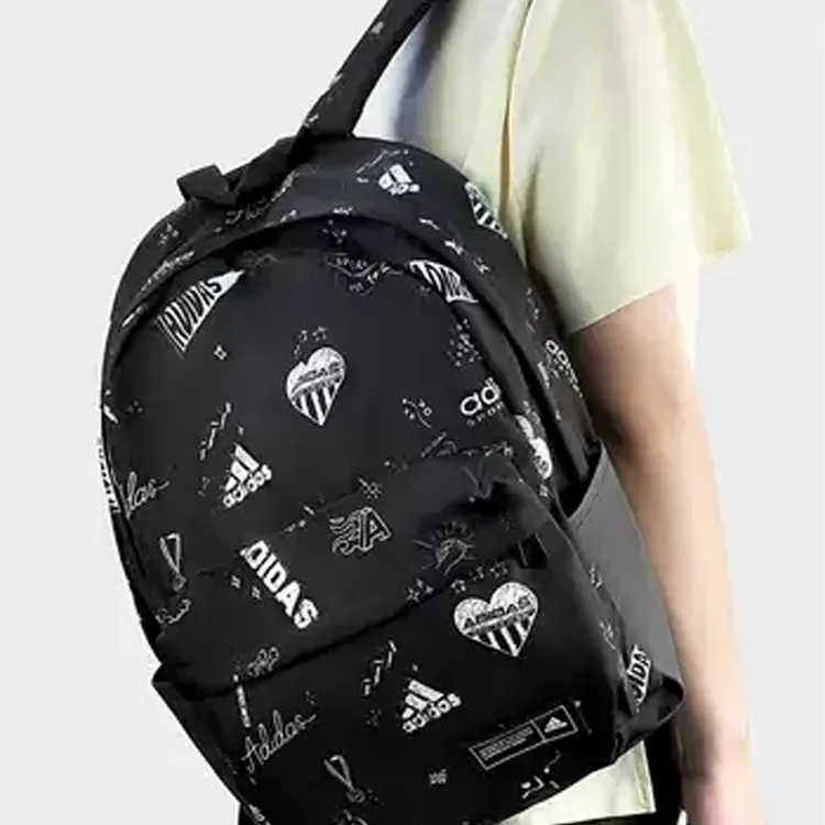 Adidas Polyester Backpack Regular Unisex Black-4