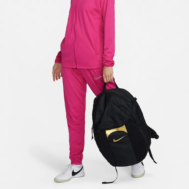 Nike Fabric Backpack Regular Unisex Black & Metal Gold Coin Color-6