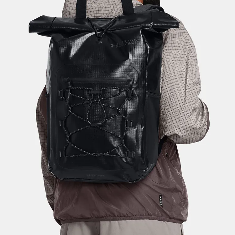 Under Armour SUMMIT Polyester Backpack Regular Unisex Black & Dark Gray-2