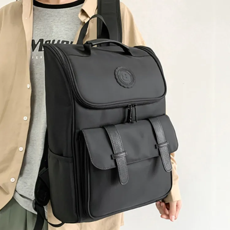 GEERDUN Oxford Backpack Unisex Black-7
