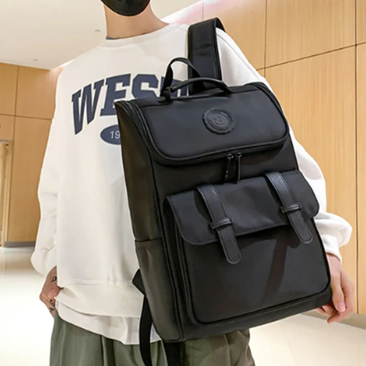GEERDUN Oxford Backpack Unisex Black-6