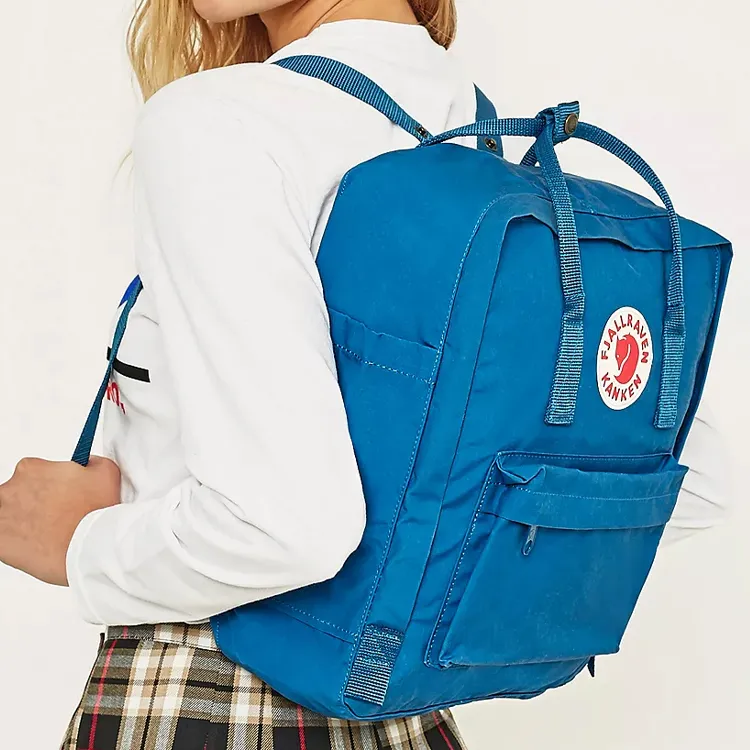 Fjallraven Kanken Polyester Backpack Regular Women's Lake Blue-4