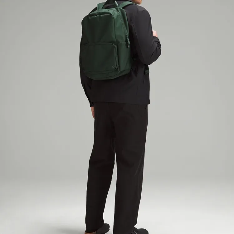 Lululemon Recycled Polyester Canvas Bag Backpack Regular Unisex Legacy Green-3