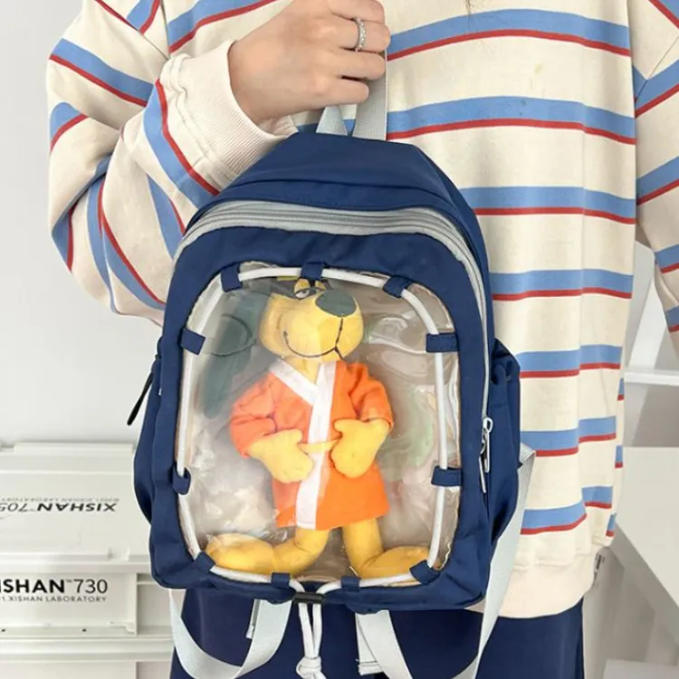 Barang Bear Nylon Backpack Regular Unisex Multicolor-7