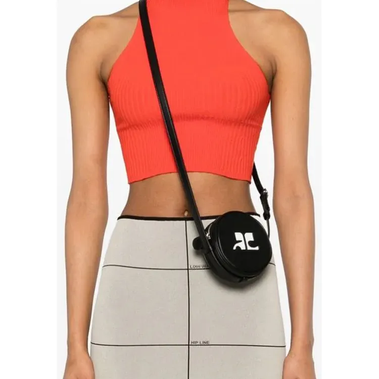 COURREGES Reedition Circle Crossbody Bag-4