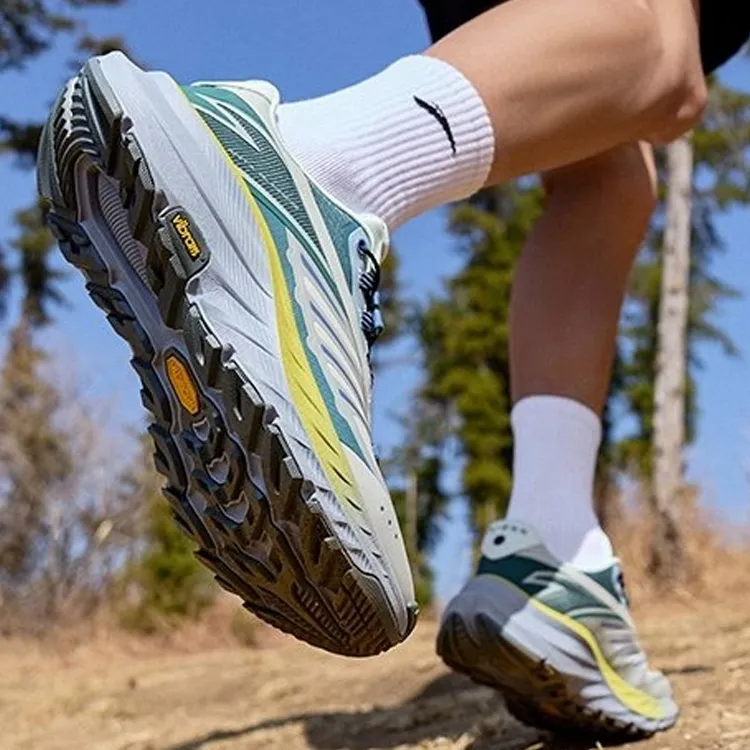 Anta Explore The Wilderness Durable Breathable Lightweight Low Top Casual Running Shoes Men's Cool Green-2