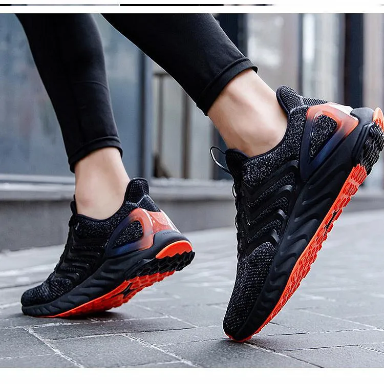 PEAK Low Top Running Shoes Men's Black Red-1