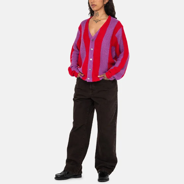 Stussy Stripe Brushed Cardigan-7