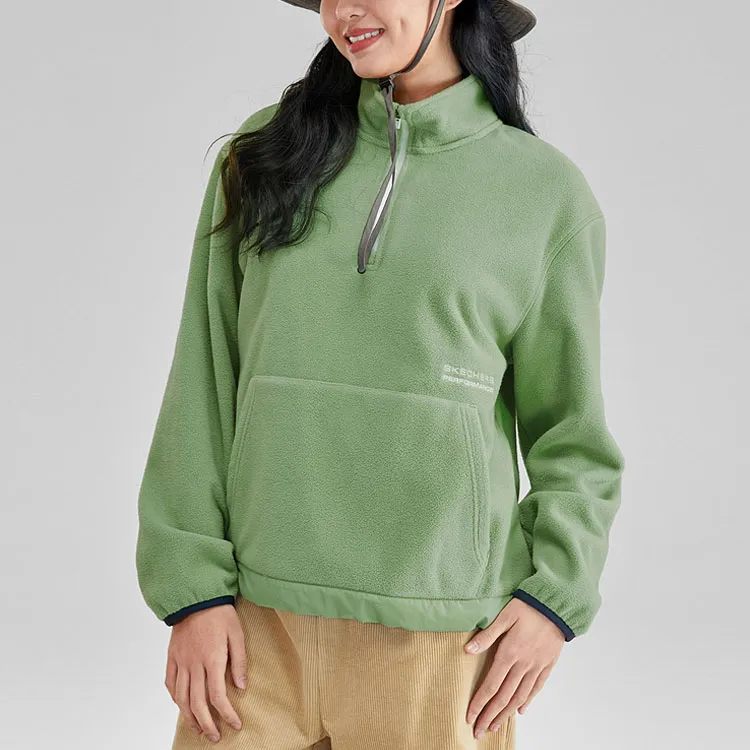 Skechers Sports Life Collection Sweatshirt Women's Basil Green-2