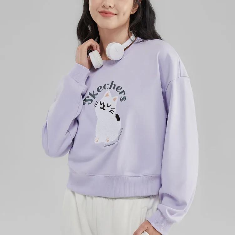 Skechers Sweatshirts Women's Photinia Purple/00FW-2