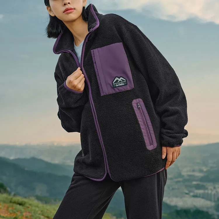 Skechers Lanlin Series Jackets Unisex Carbon Black/0018-2