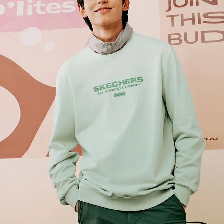 Skechers Sweatshirts Unisex Light Green Gradient/03K2-2