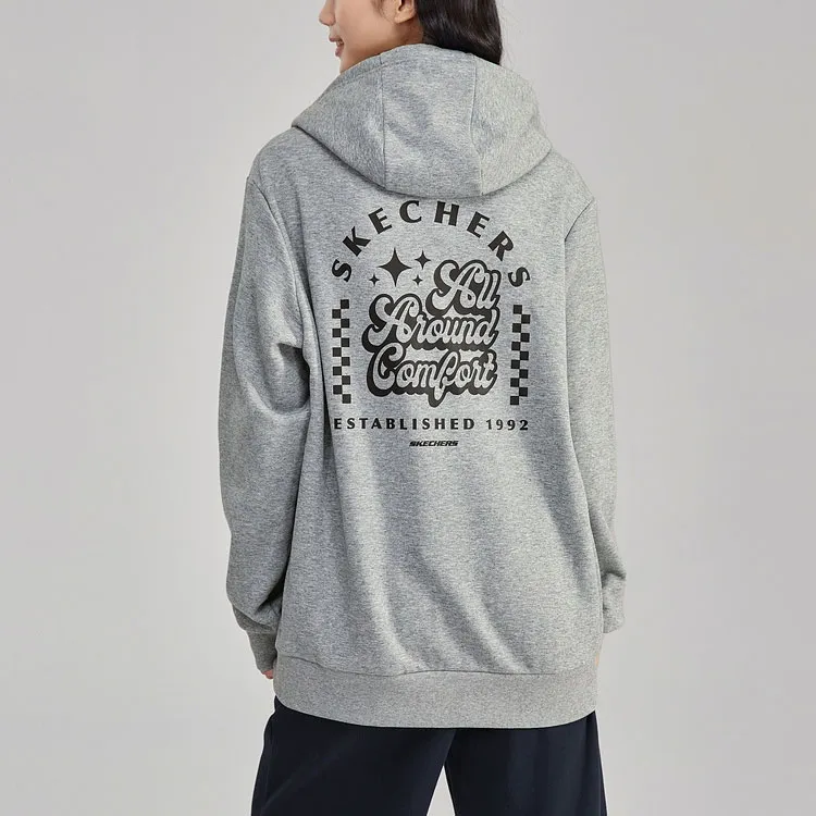 Skechers Sweatshirts Unisex Medium Heather Gray/004F-1