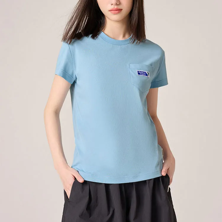 OUTDOOR PRODUCTS T Shirts Women's Clear Water Blue-1
