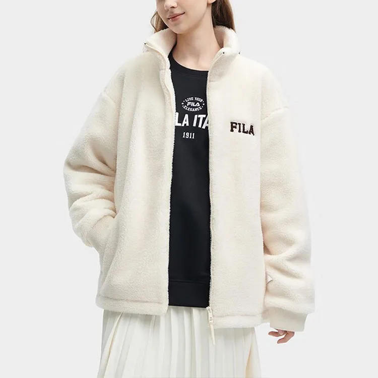 FILA Velvet Jackets Unisex Calamus White-4
