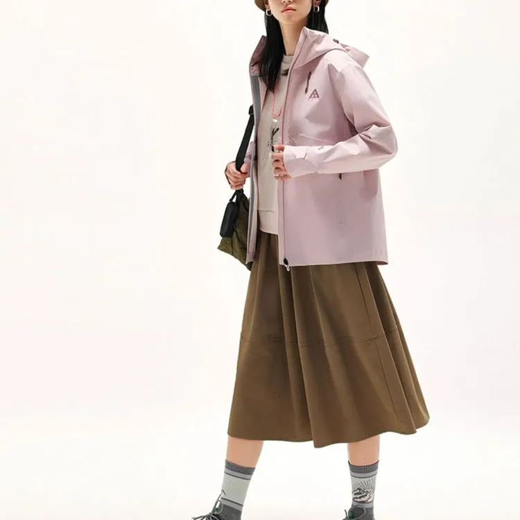 ANTA Variety Training Collection Windbreaker Jackets Women's Soft And Tender Pink-1