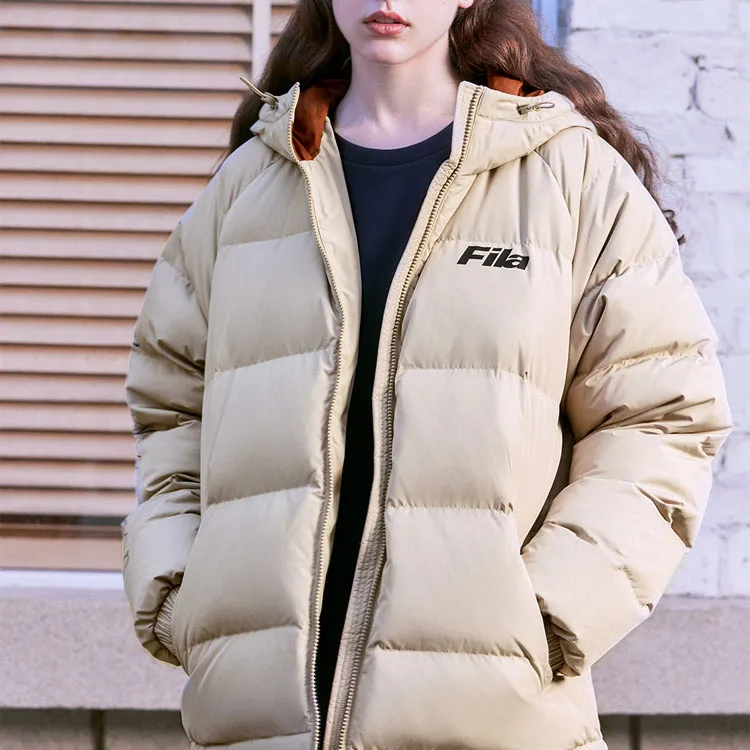 FILA FUSION QR Down Jackets Unisex Light Khaki-2