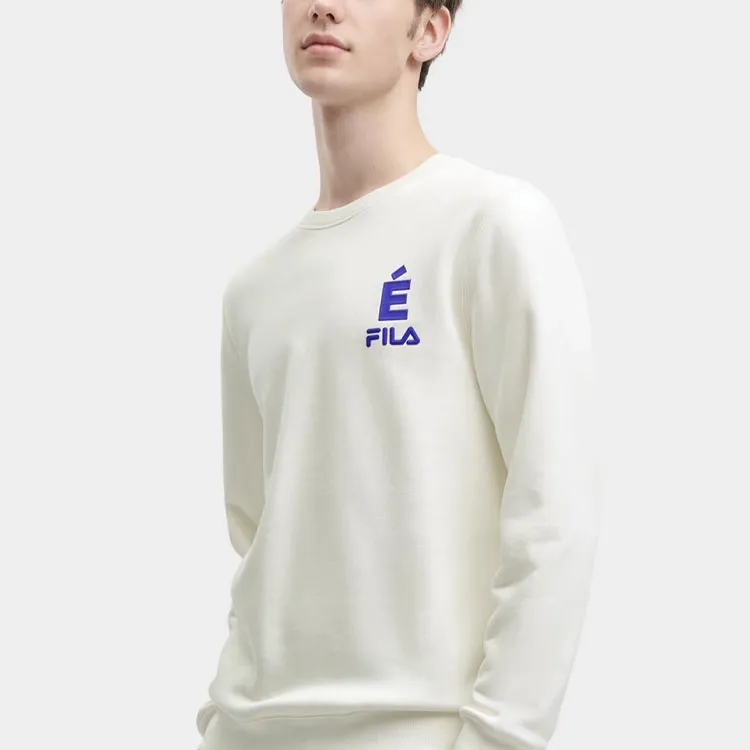 FILA X Études Sweatshirts Men Coconut Milk White-3