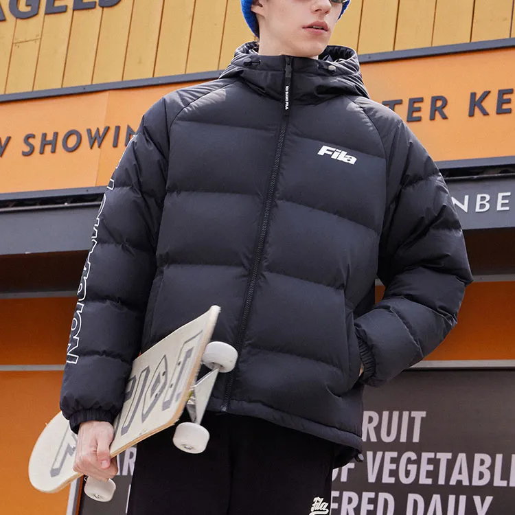 FILA FUSION QR Down Jacket Unisex Black-1