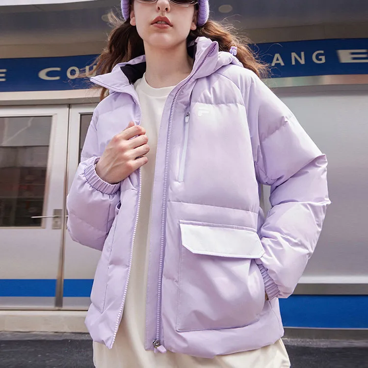 FILA FUSION Down Jacket Women's Light Lavender-2