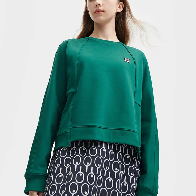 FILA Sweatshirt Women's Cat's Eye Stone Green-1
