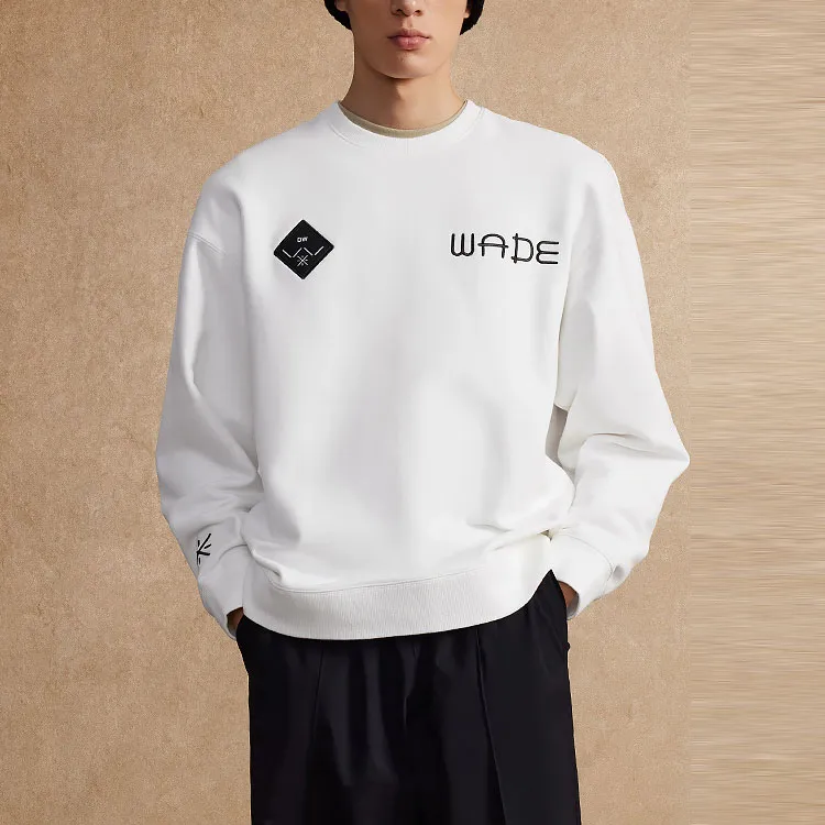 LiNing Wade X Artist DFT Co Titled Series Sweatshirt Unisex Ivory-1