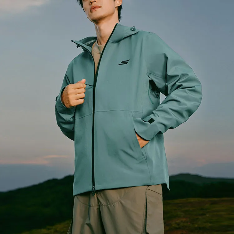 Skechers Sports Collection Jackets Men Ink Blue Green/03JH-3