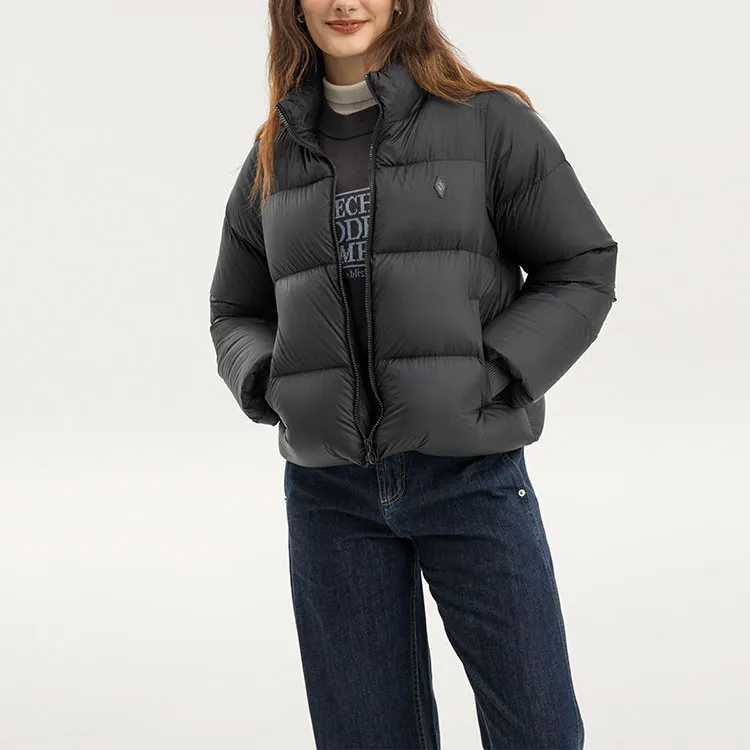 Skechers Down Jacket Women's Carbon Black-2