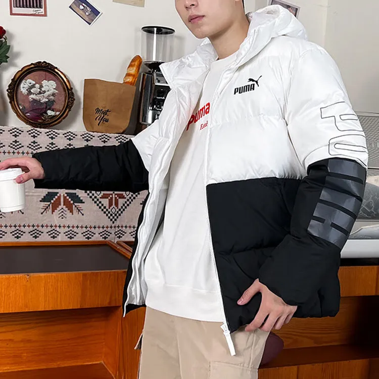 PUMA Down Jackets Men White-3
