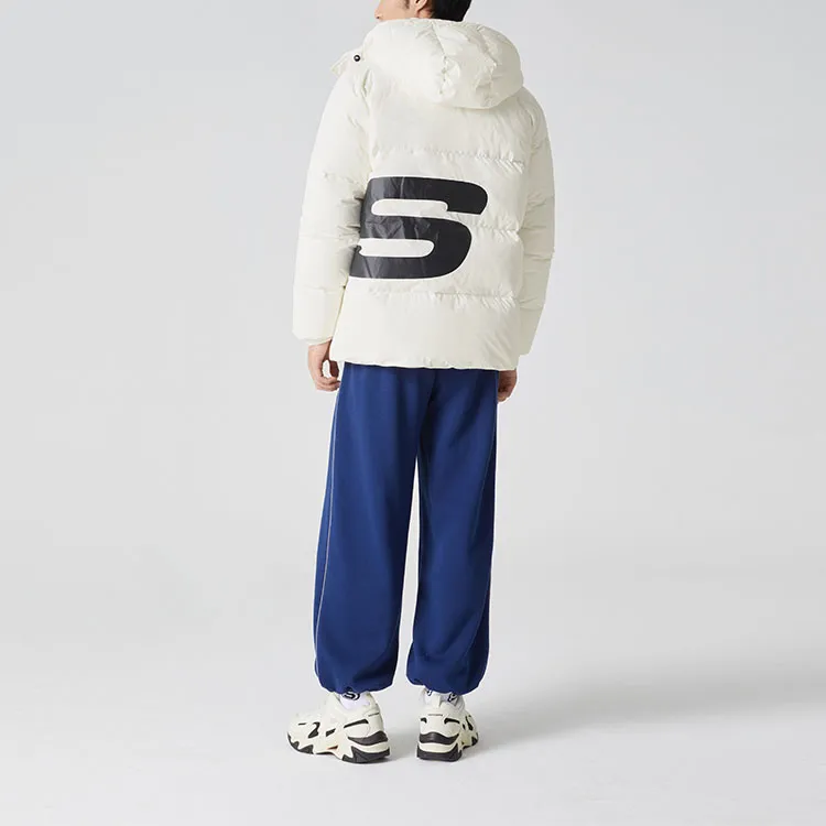 Skechers Colorful Down Jacket Men's Marshmallow White/0074-3