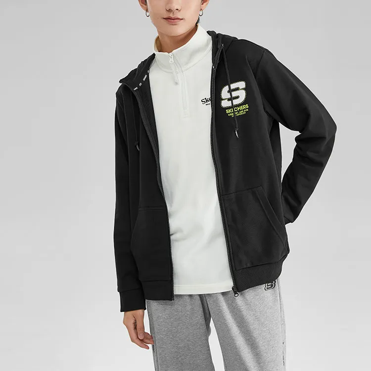 Skechers Colorful Jackets Unisex Carbon Black/0018-2