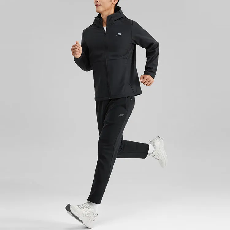 Skechers Jackets Men Carbon Black/0018-2