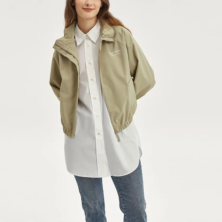 Skechers Diamond Series Jackets Women's Beige Brown/01GA-2