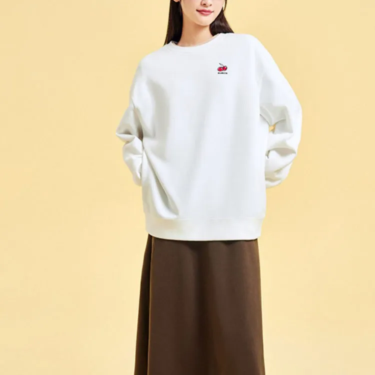 Anta x Kirsh Sports Life Collection Sweatshirt Women's Snowflake White-1