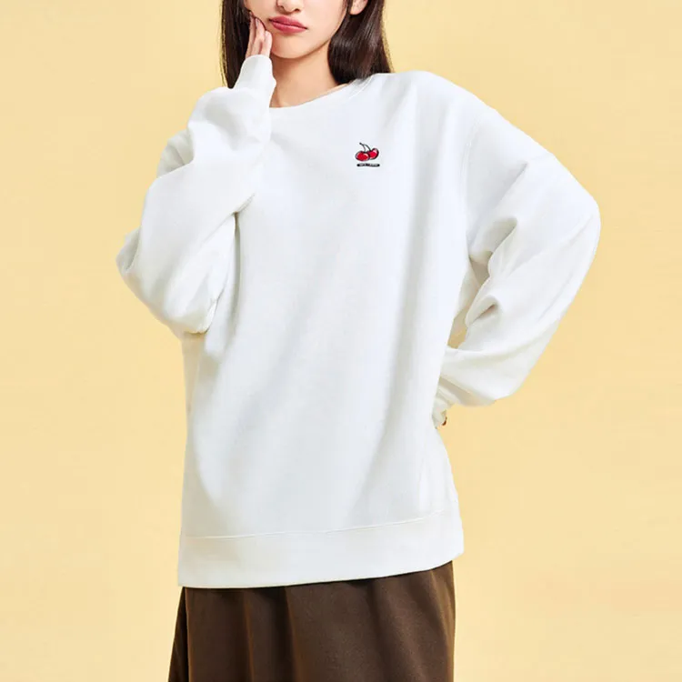 Anta x Kirsh Sports Life Collection Sweatshirt Women's Snowflake White-3