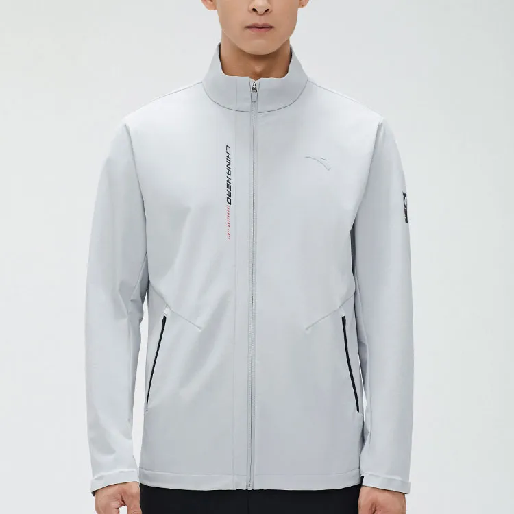Anta Variety Training Collection Jacket Men's Mudstone Gray-1