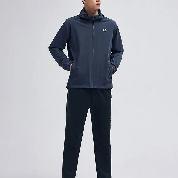 ANTA Basketball Collection Jackets Men Crab Gray-2