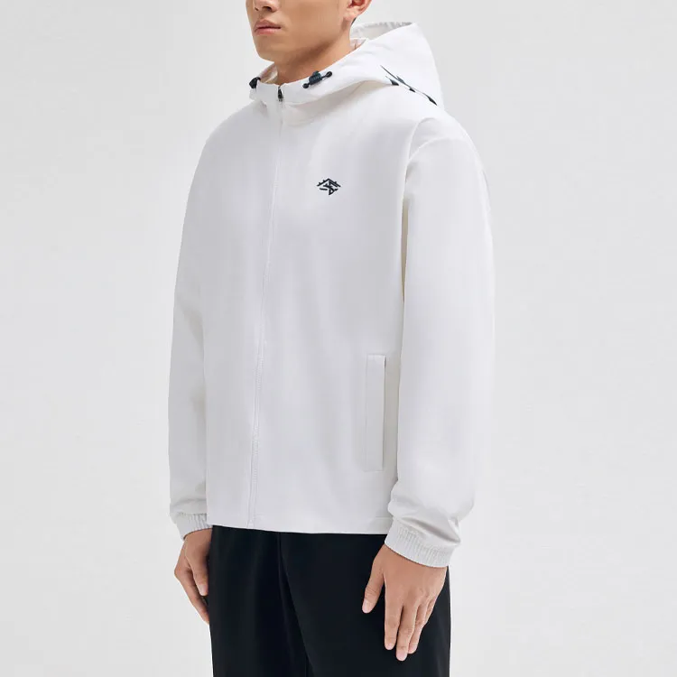 Anta Basketball Collection Jacket Men's Pure White-2