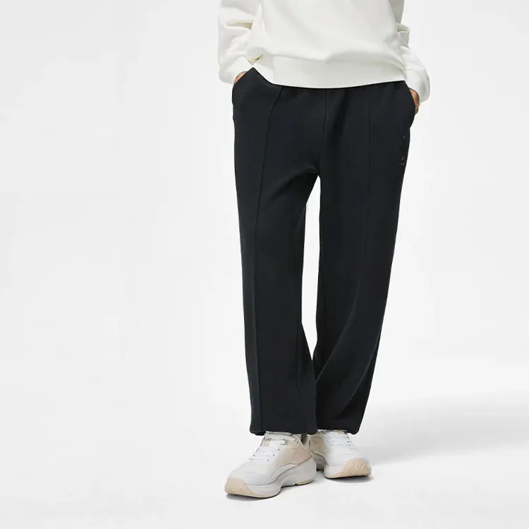 LiNing Chinese Culture Series Knitted Sports Pants Women's Black-3