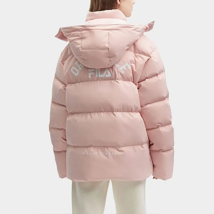FILA Down Jackets Unisex Leather Clay Pink-3
