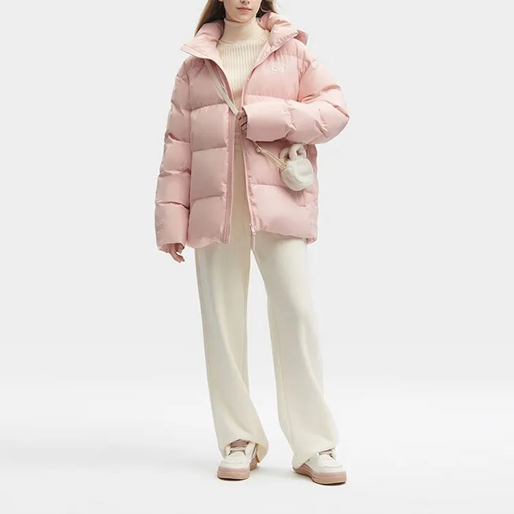 FILA Down Jackets Unisex Leather Clay Pink-2