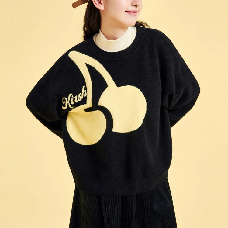 Anta x Kirsh Sweatshirt Women's Basic Black-1