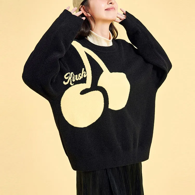 Anta x Kirsh Sweatshirt Women's Basic Black-3