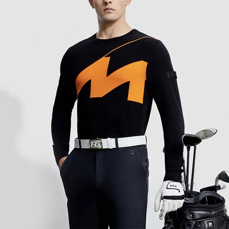 FILA Golf Series T Shirts Men Pitch Black-2